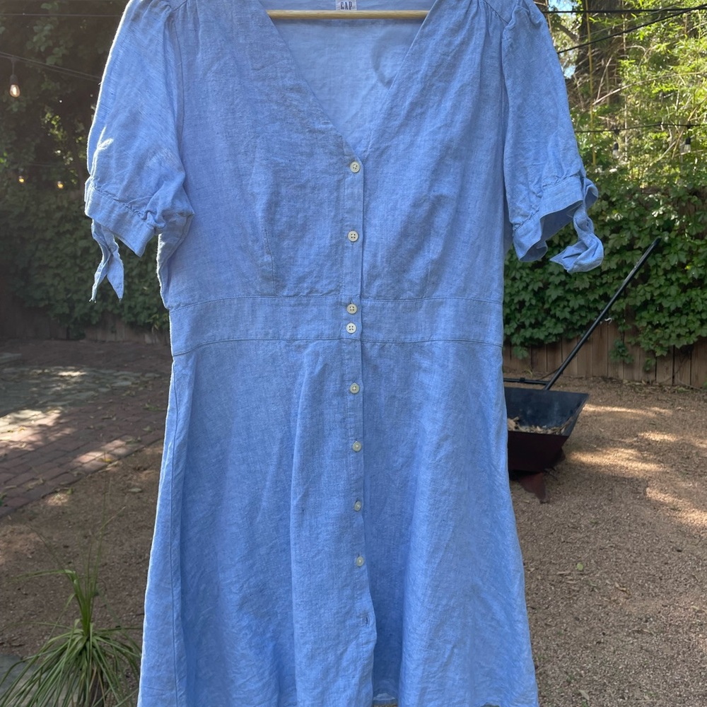 Chambray Gap dress